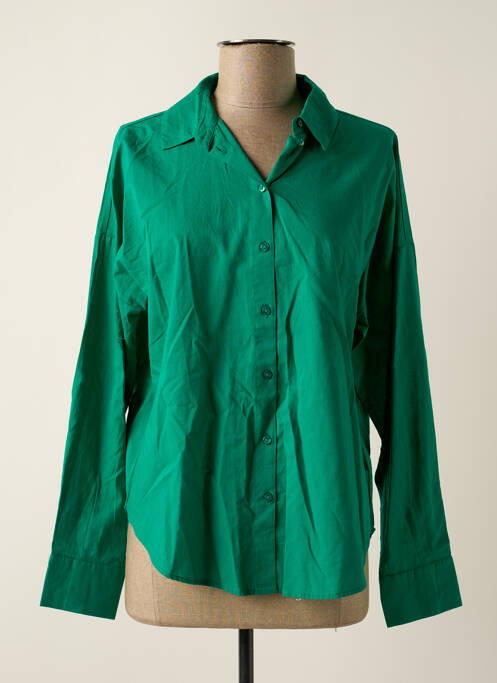 Cămașă verde PIECES femeie