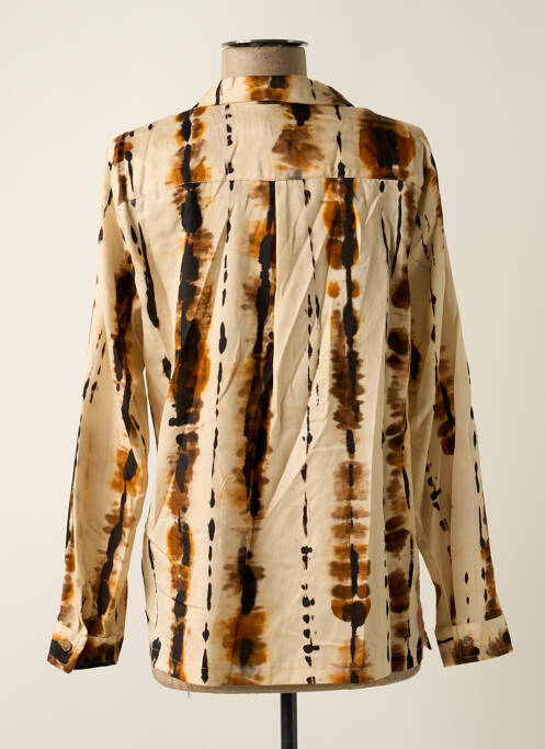 Cămașă croială cambrată mâneci lungi bej LA PETITE FRANCAISE femme