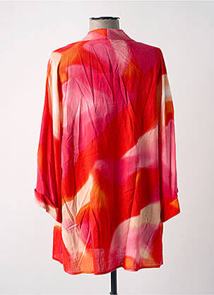 Jachete kimono imprimat tie and dye portocalie VERO MODA femeie
