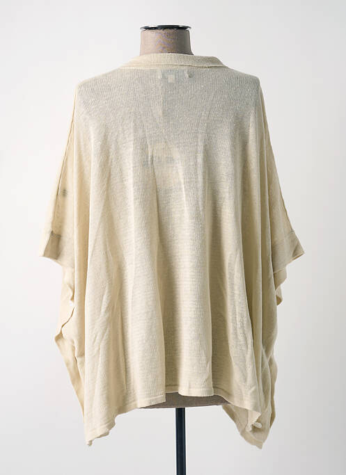 Vestă cu mâneci scurte bej A.POIL femeie