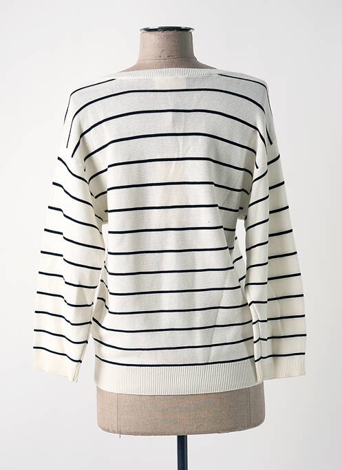 Vestă cu mâneci lungi alb CREAM femeie