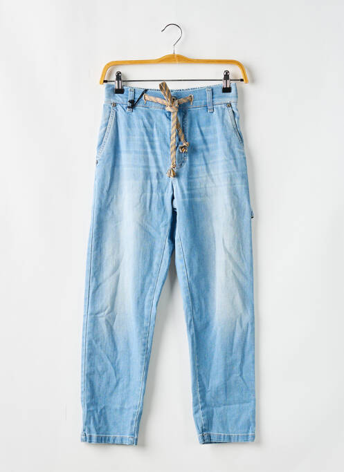 Blugi cu croială dreaptă albastru PLEASE femeie