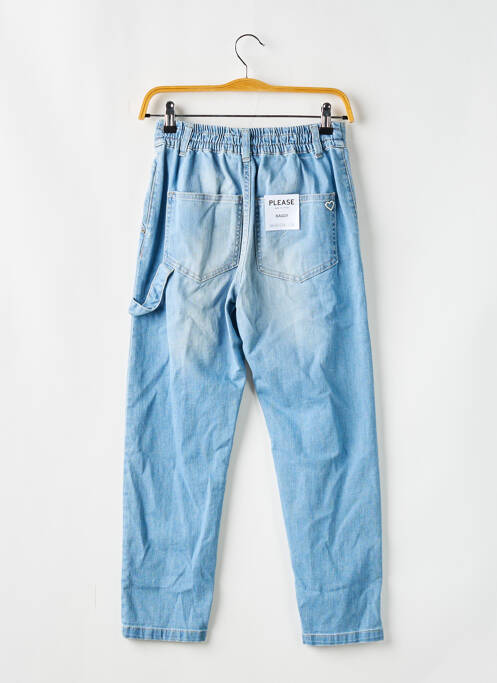 Blugi cu croială dreaptă albastru PLEASE femeie