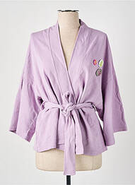 Jachete casual buzunare violet ONE TEE femeie