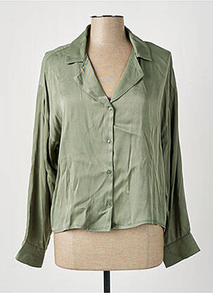 Cămașă verde PIECES femeie