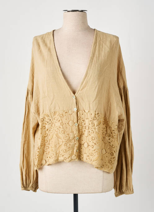 Cămașă bej LOKITA femeie