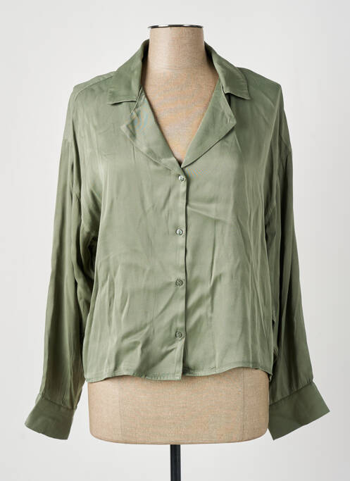 Cămașă verde PIECES femeie