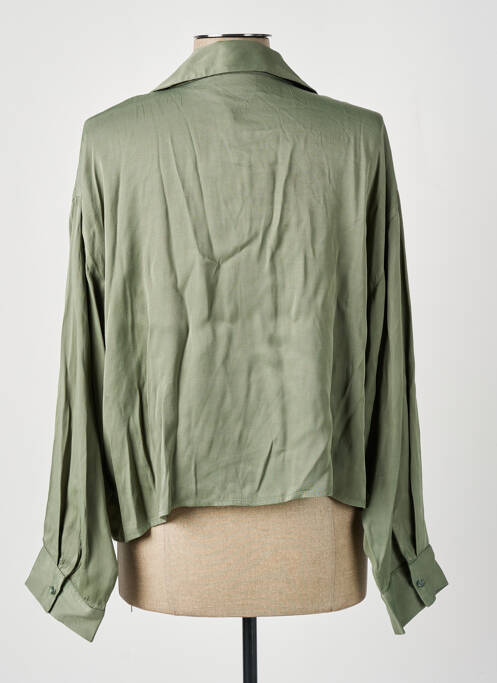 Cămașă verde PIECES femeie