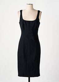 Rochie midi țesătură crep bretele subțiri negru RELISH femme