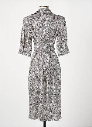 Rochie midi mâneci scurte mâneci scurte bej RELISH femeie