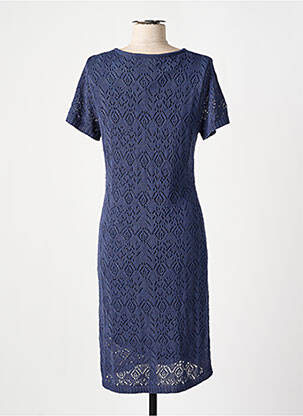 Rochie midi mâneci scurte mâneci scurte albastru MOLLY BRACKEN femeie