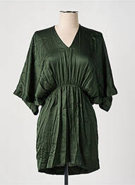 Rochie scurtă mâneci 3/4 mâneci 3/4 verde KARMA KOMA femeie
