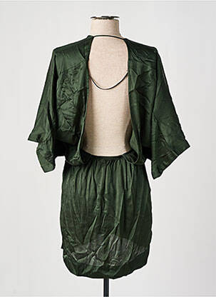 Rochie scurtă mâneci 3/4 mâneci 3/4 verde KARMA KOMA femeie