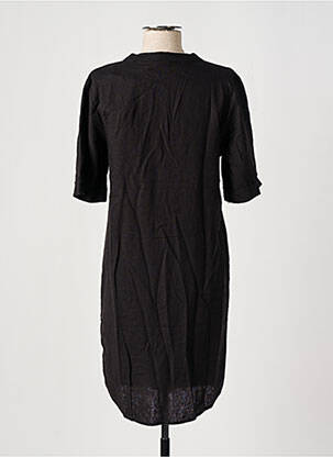 Rochie scurtă mâneci scurte mâneci scurte negru ICHI femeie
