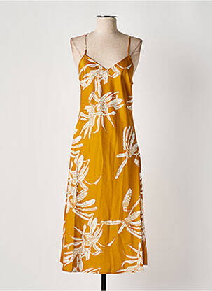 Rochie lungă galben AWARE femeie