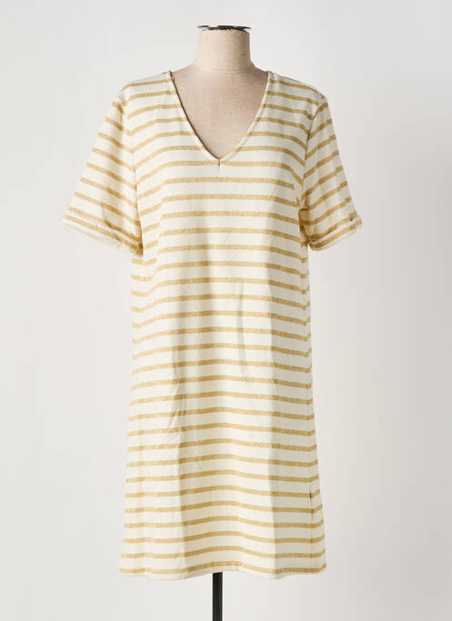 Rochie midi auriu PIECES femeie