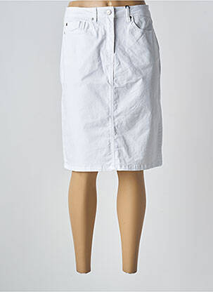 Fustă midi alb IMPAQT femeie
