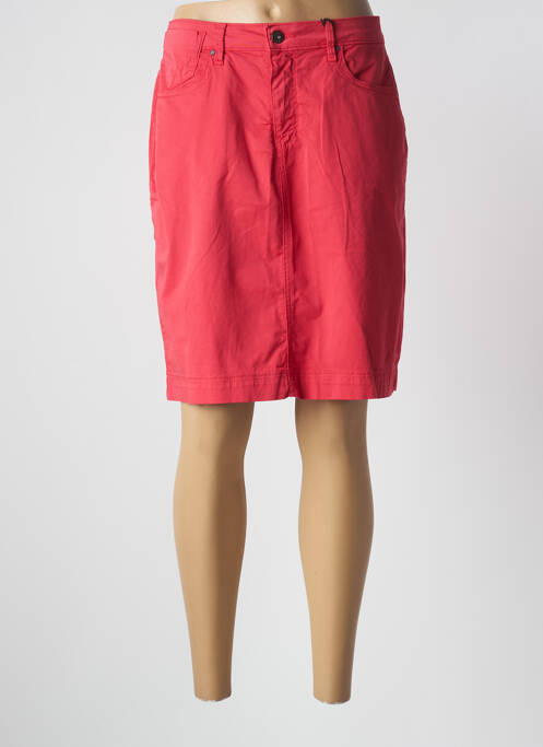 Fustă midi roșu IMPAQT femeie