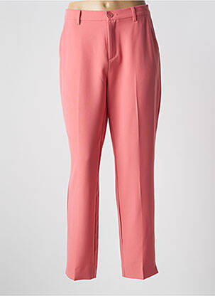Pantalon 7/8 talie înaltă talie înaltă roz JENSEN femeie