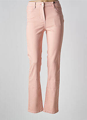 Blugi cu croială slim roz JULIE GUERLANDE femeie
