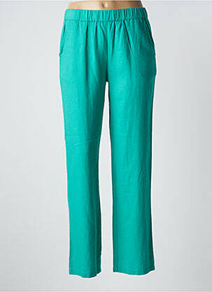 Pantalon drept verde ÉTYMOLOGIE femeie
