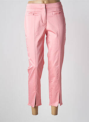 Pantalon 7/8 talie cu cleme mărime normală roz BETTY BARCLAY femeie