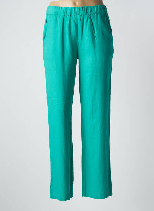 Pantalon drept verde ÉTYMOLOGIE femeie