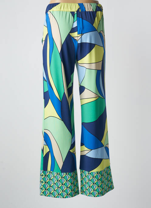 Pantalon drept talie elastică mărime normală verde BETTY BARCLAY femme