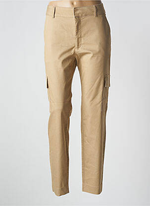 Pantalon drept bej KAFFE femeie