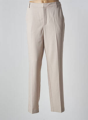 Pantalon slim buzunare bej KAFFE femeie