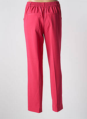 Pantalon slim talie elastică roz KAFFE femeie