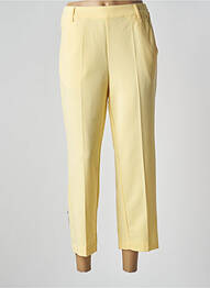 Pantalon 7/8 talie elastică galben KAFFE femme