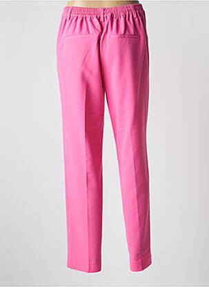 Pantalon slim talie elastică roz KAFFE femeie