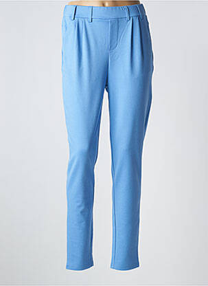 Pantalon slim talie elastică albastru KAFFE femeie