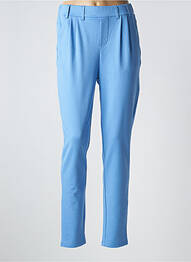 Pantalon slim talie elastică albastru KAFFE femeie