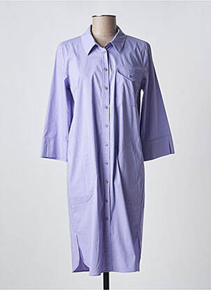 Rochie midi mâneci 3/4 mâneci 3/4 violet WHITE LABEL femeie