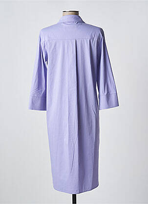 Rochie midi mâneci 3/4 mâneci 3/4 violet WHITE LABEL femeie