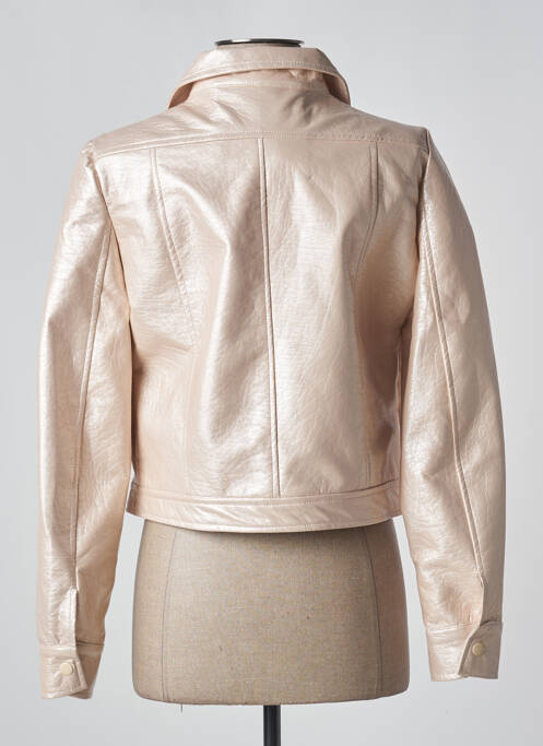 Geci din piele ecologică bej JS MILLENIUM femeie