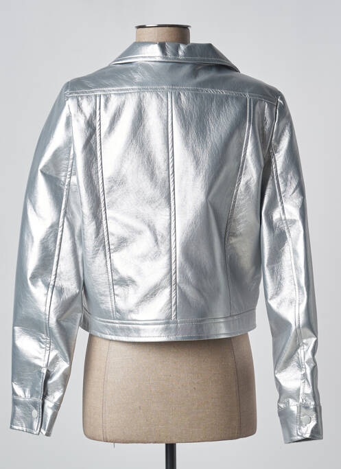 Geci din piele ecologică gri JS MILLENIUM femeie