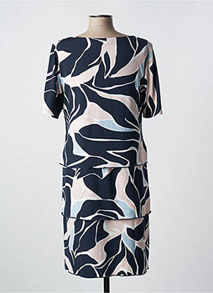Rochie midi imprimeu floral mâneci scurte albastru BETTY BARCLAY femeie