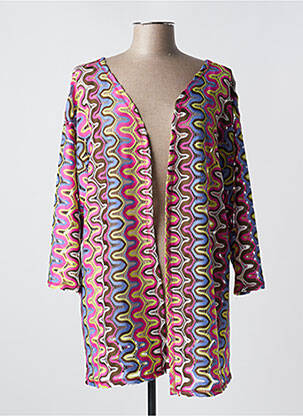 Vestă cu mâneci lungi roz FRANCK ANNA femeie