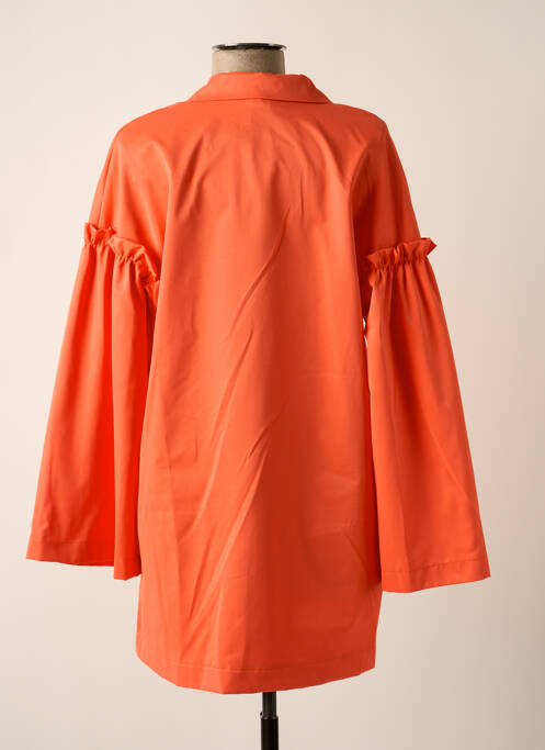 Trench portocaliu DANIELA COOL femeie