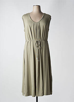 Rochie lungă verde MARBLE femeie