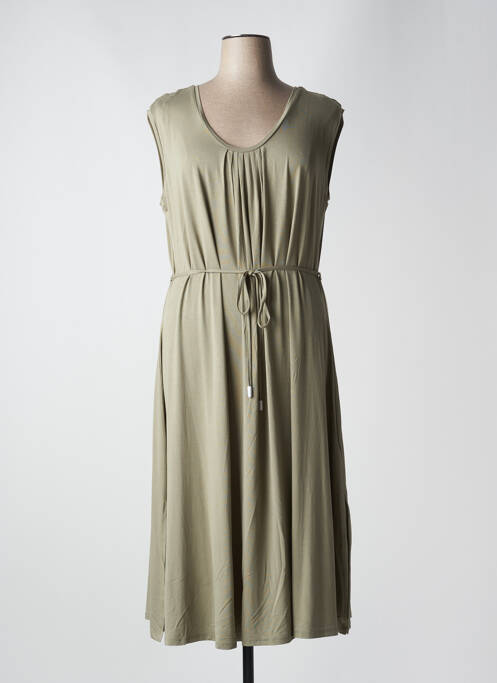 Rochie lungă verde MARBLE femeie