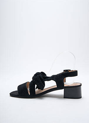 Sandale/pantofi decupați tip de talpă amortizantă toc de 4 la 6 cm negru SWEET femeie