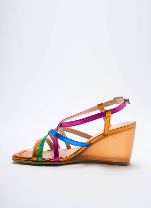 Sandale/Pantofi decupați portocaliu LODI LOVE femeie