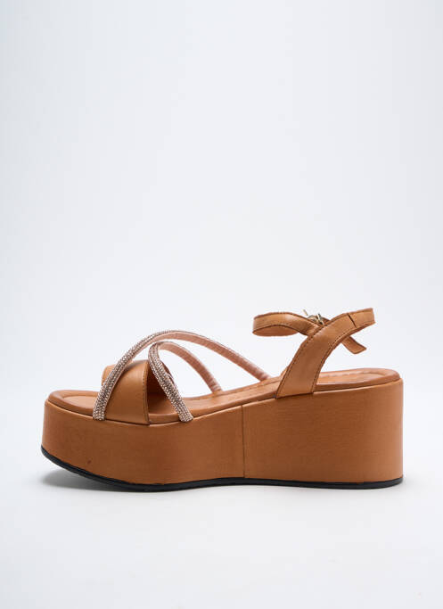 Sandale/Pantofi decupați maro CAFE NOIR femeie