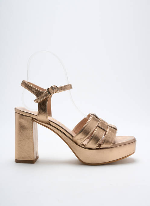 Sandale/Pantofi decupați auriu LODI LOVE femeie