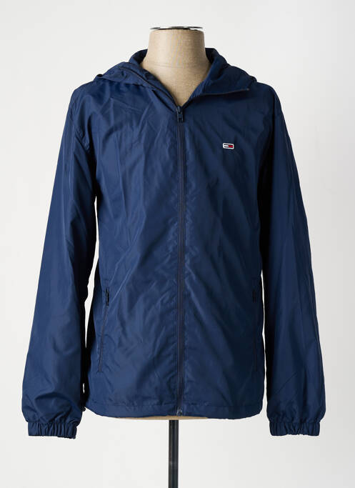 Jachetă vânt cu glugă cu glugă albastru TOMMY HILFIGER homme