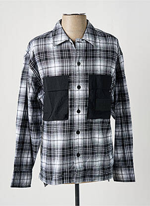 Cămașă cu mâneci lungi gri CALVIN KLEIN bărbat